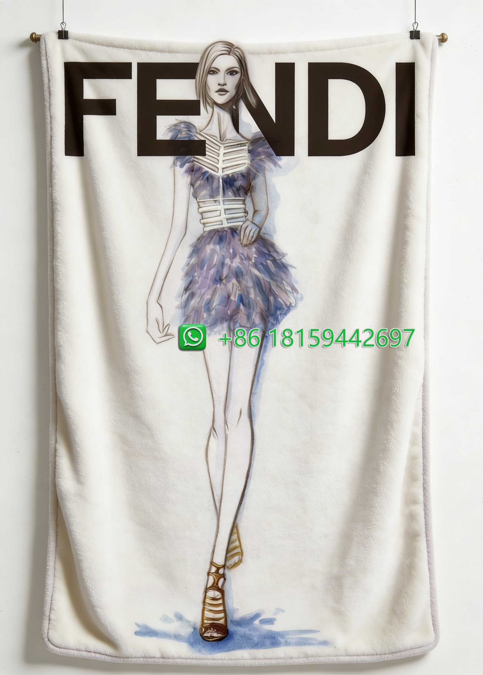 Fendi Throw Blankets